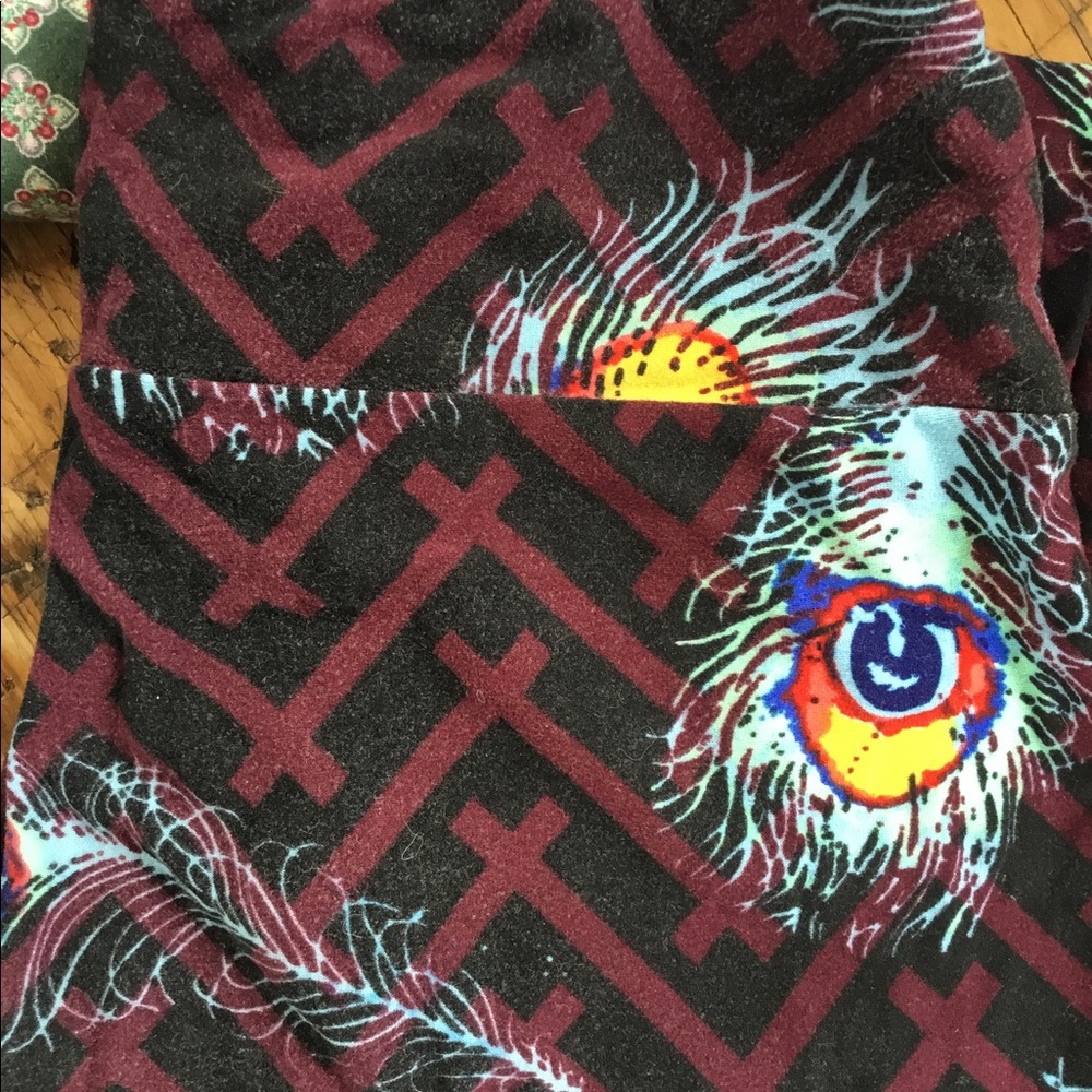 Lularoe peacock leggings